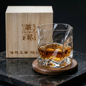 Atelier Kiriko Crumple Whisky Glass