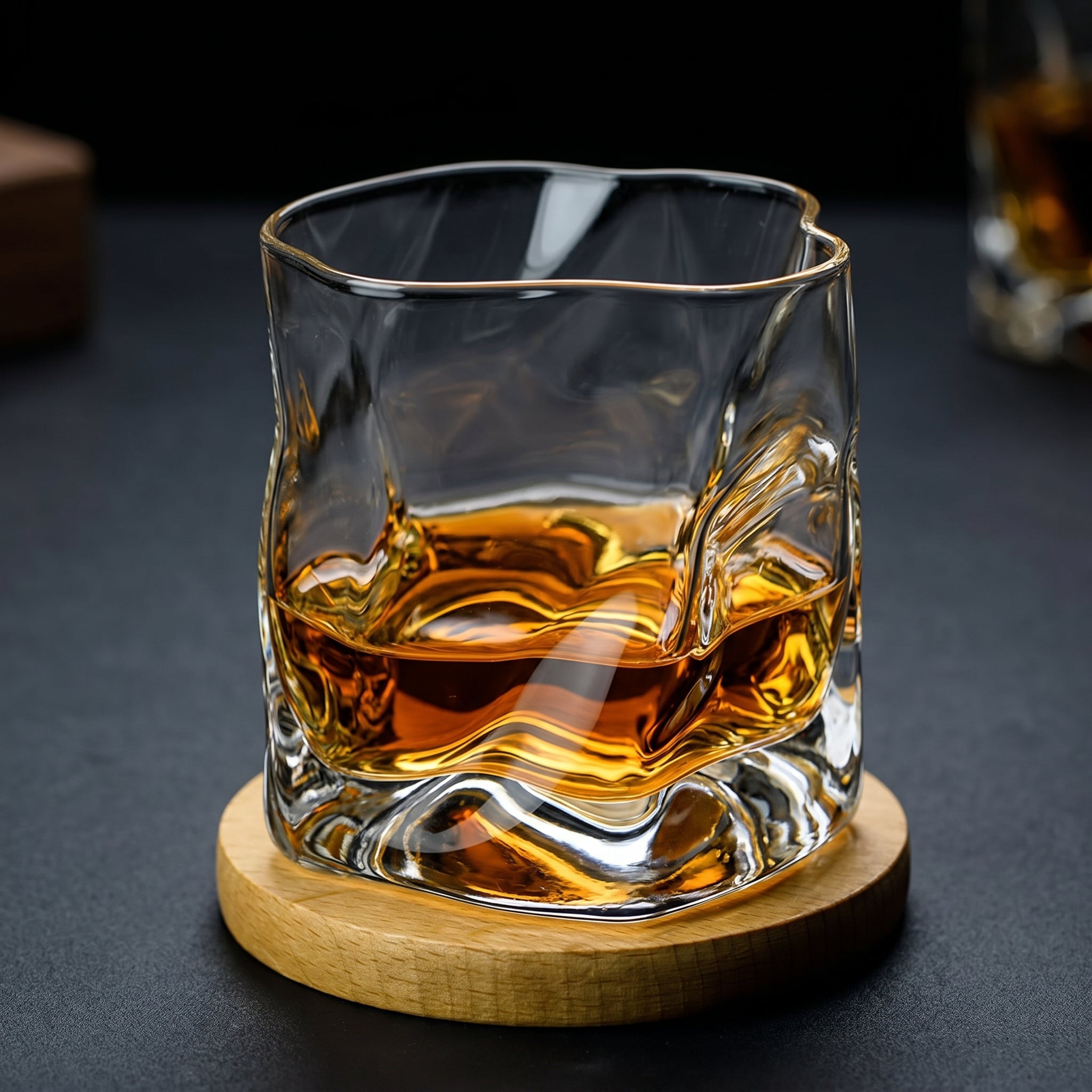 Atelier Kiriko Crumple Whisky Glass