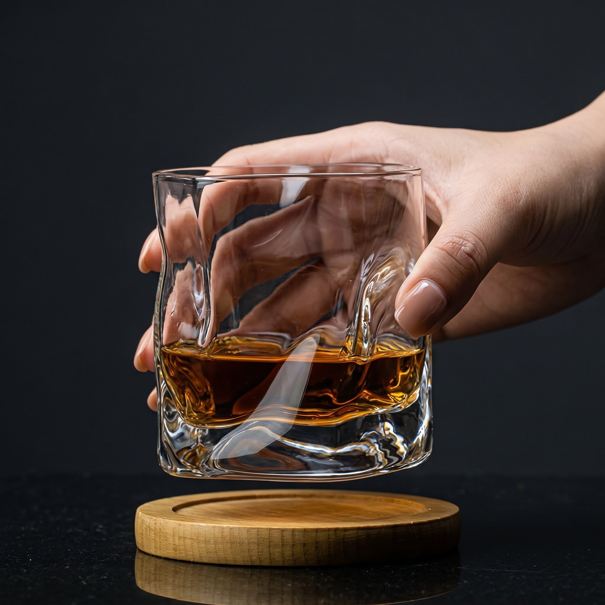 Atelier Kiriko Crumple Whisky Glass