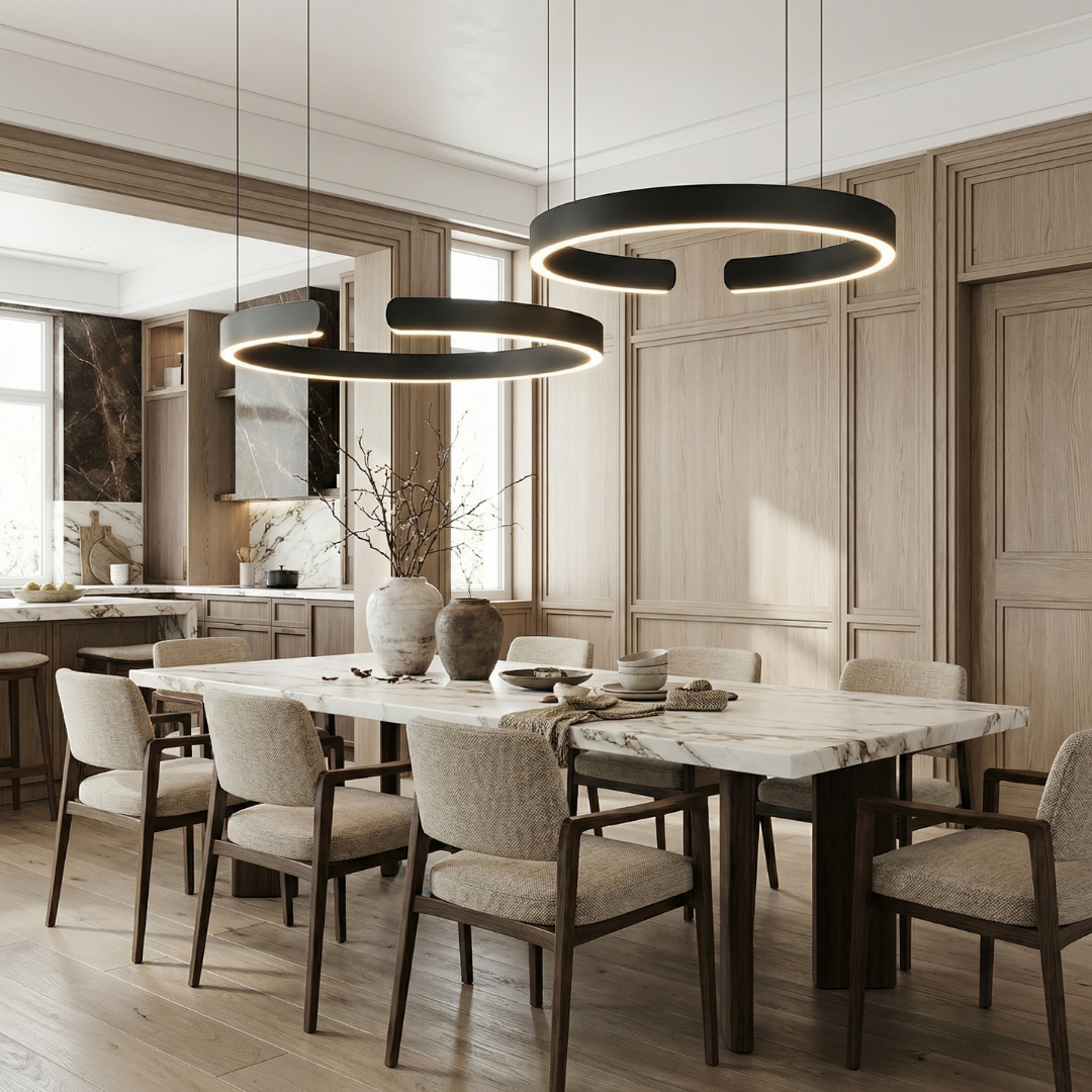 Lumen Orbit Circle Pendant Light