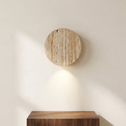 Lumen Travertine Stone Wall Sconce