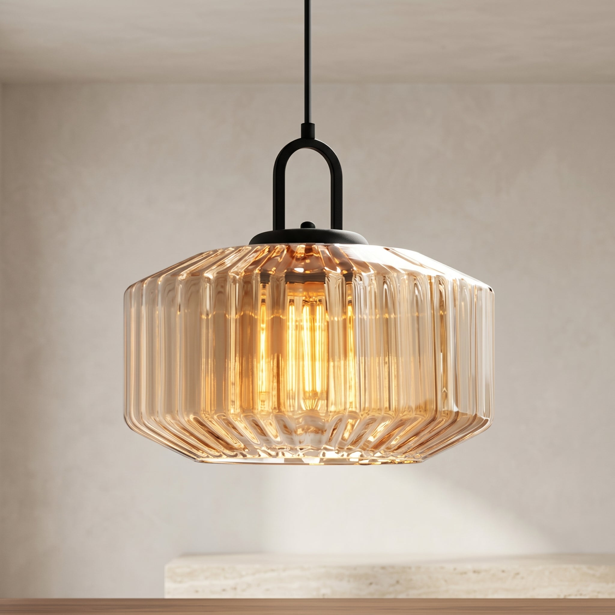 Lumen Retro Colored Glass Pendant