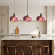 Lumen Retro Colored Glass Pendant