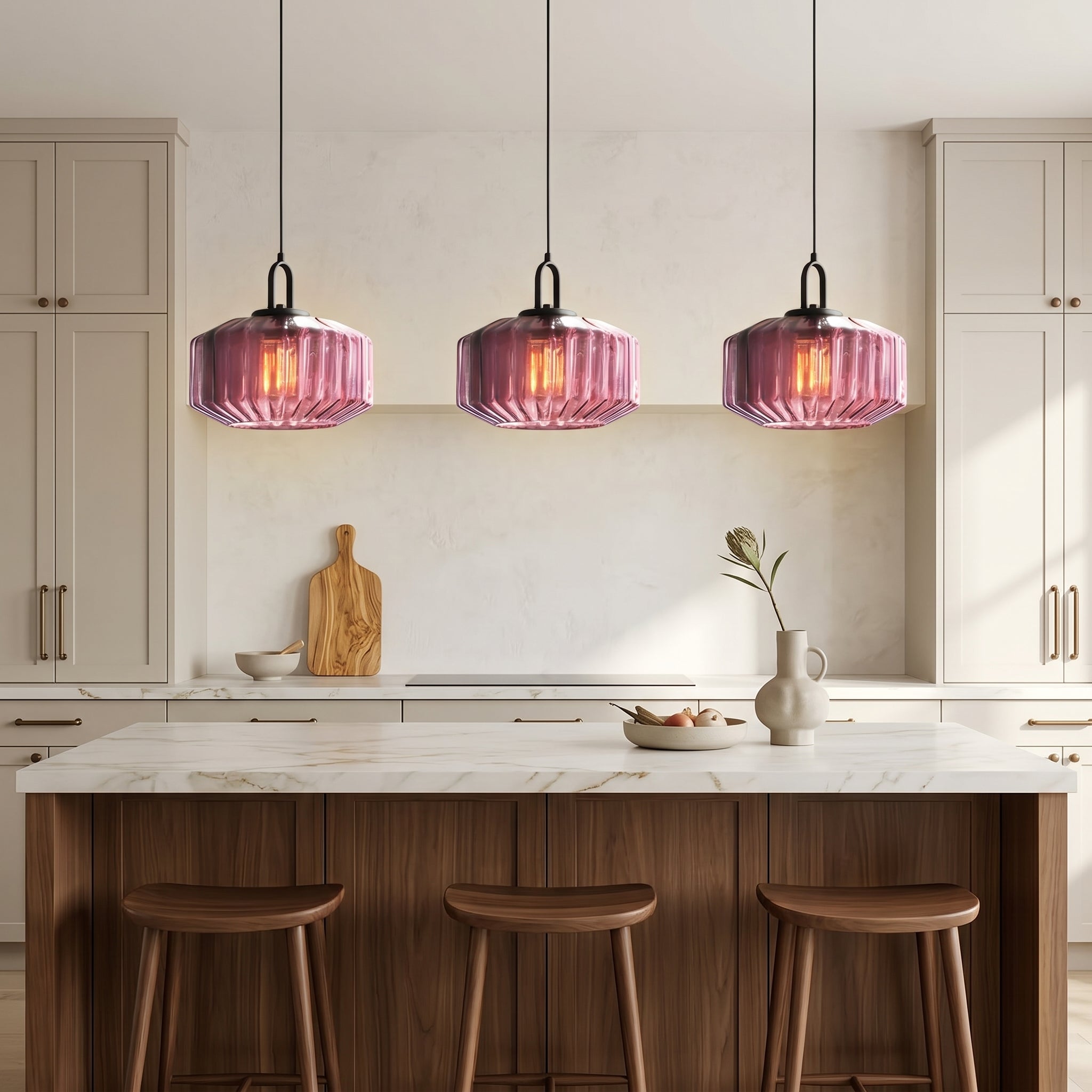 Lumen Retro Colored Glass Pendant
