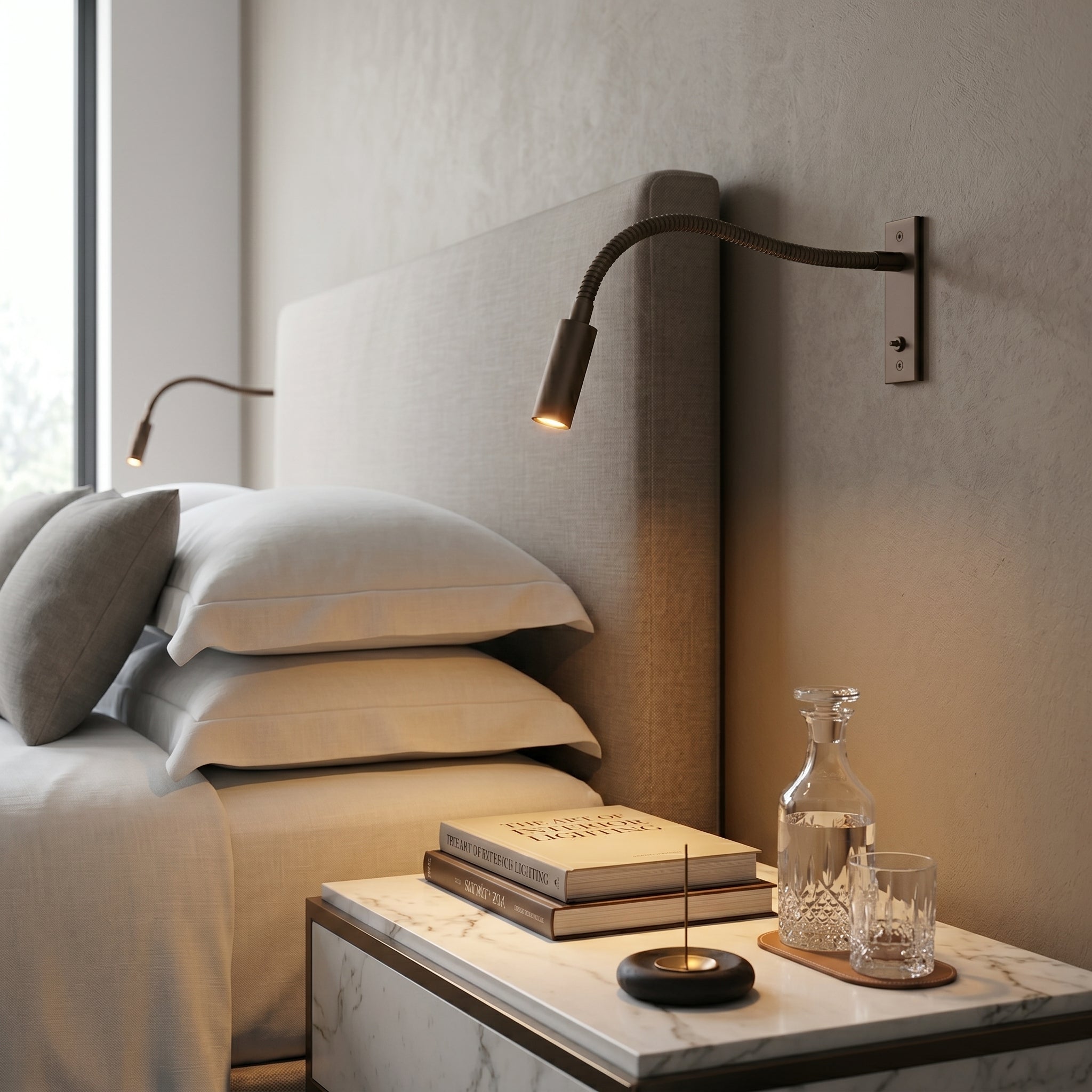Lumen Adjustable Reading Wall Light