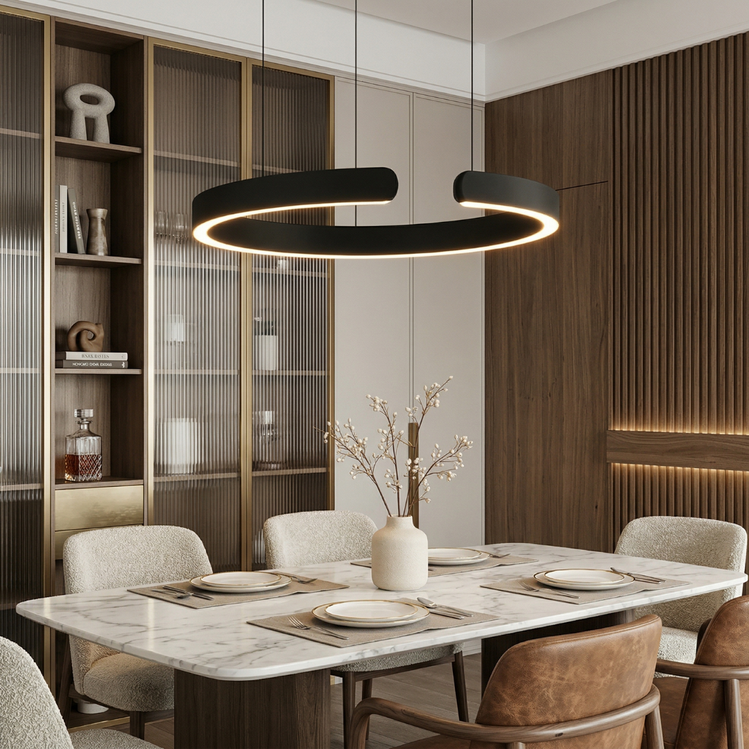 Lumen Orbit Circle Pendant Light