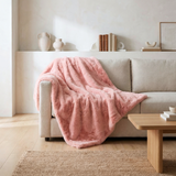 Drapée Faux Rabbit Fur Throw Blanket