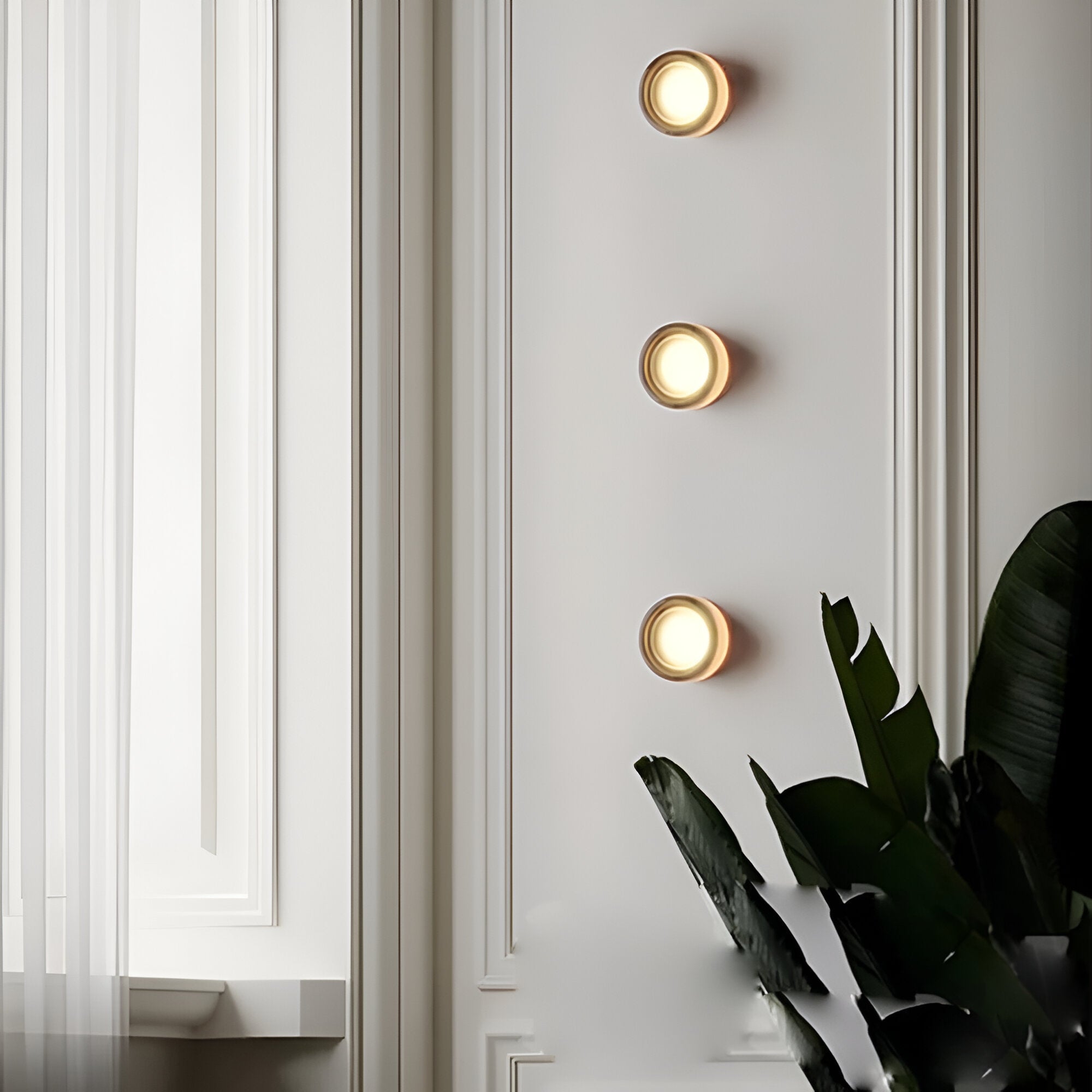 Lumen Dimple Glass Wall Light