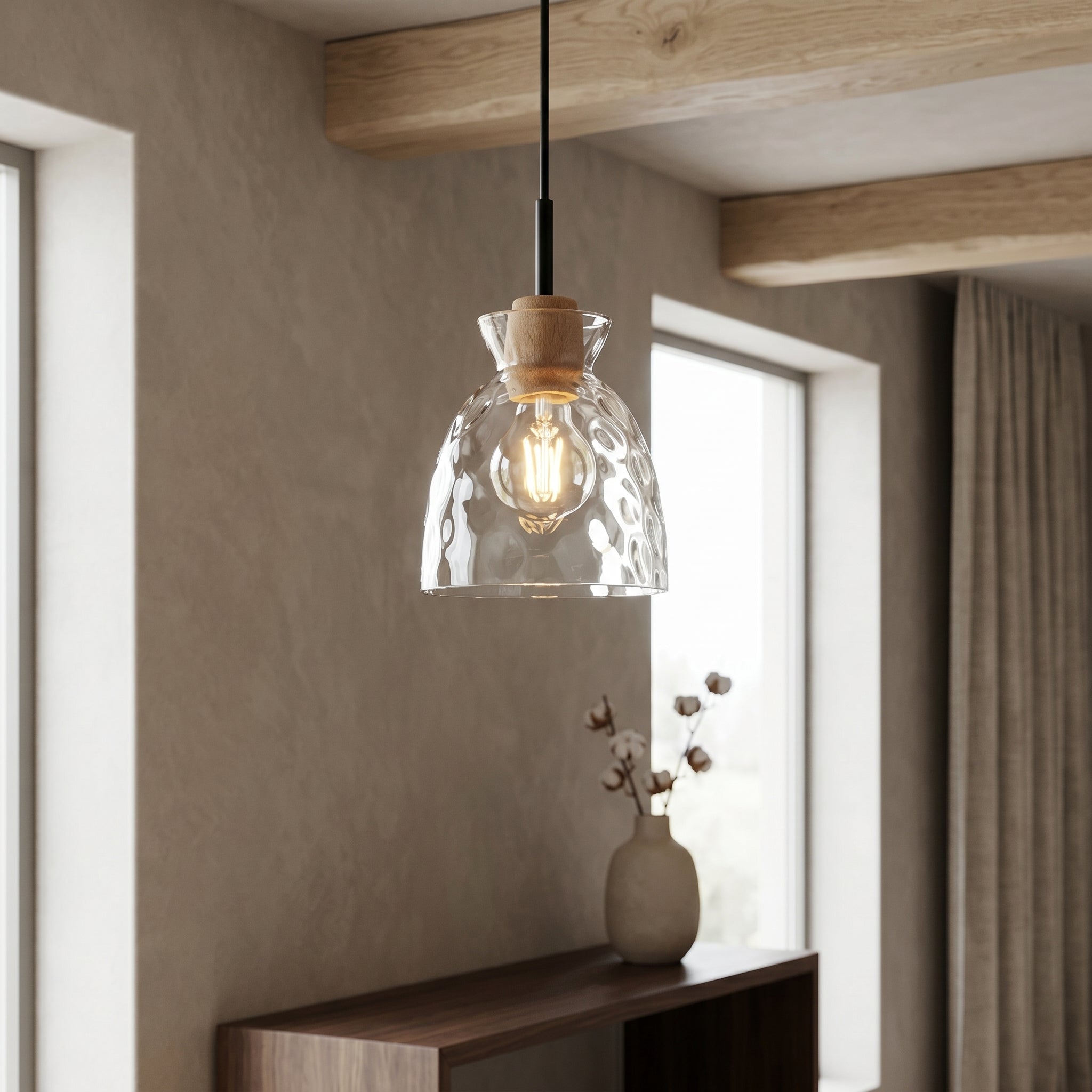 Lumen Nordic Clear Glass Pendant
