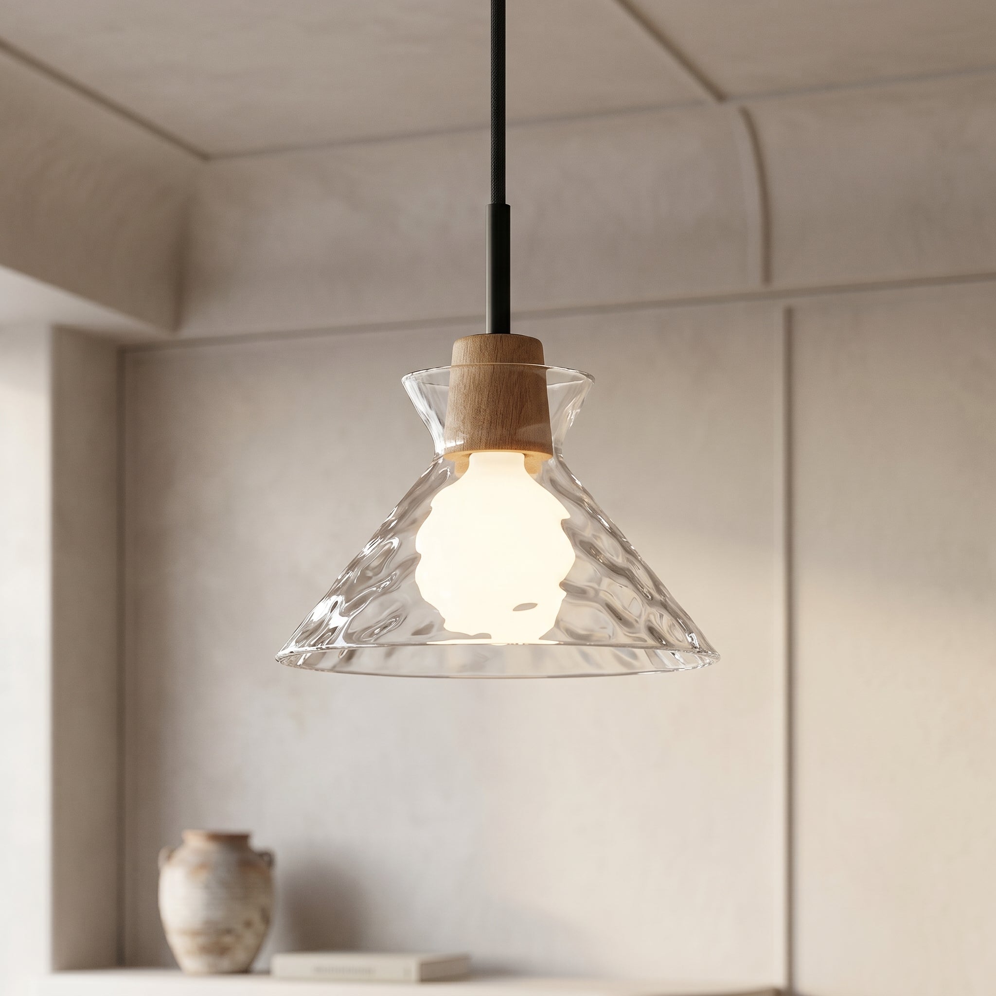 Lumen Nordic Clear Glass Pendant