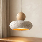 Lumen Natural Stone Wabi Pendant