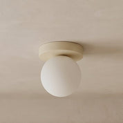 Lumen Frosted Globe Wall Sconce