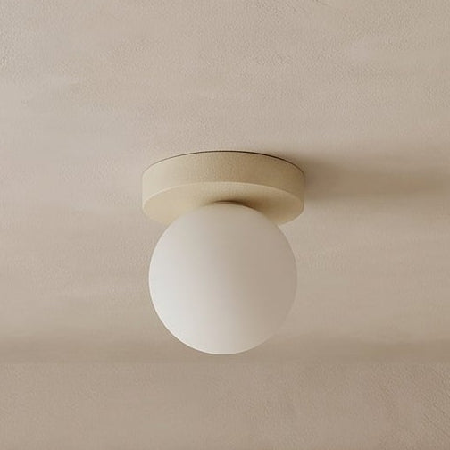 Lumen Frosted Globe Wall Sconce