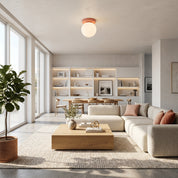 Lumen Frosted Globe Wall Sconce