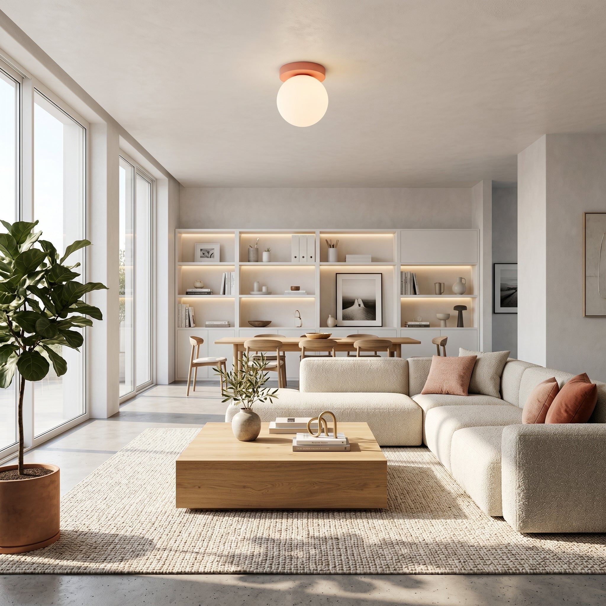 Lumen Frosted Globe Wall Sconce