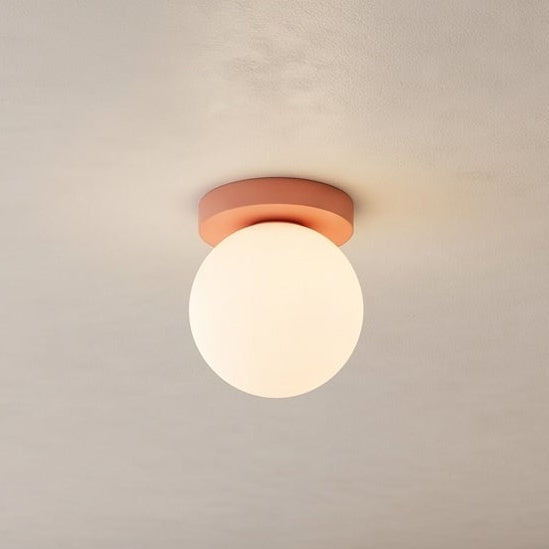 Lumen Frosted Globe Wall Sconce