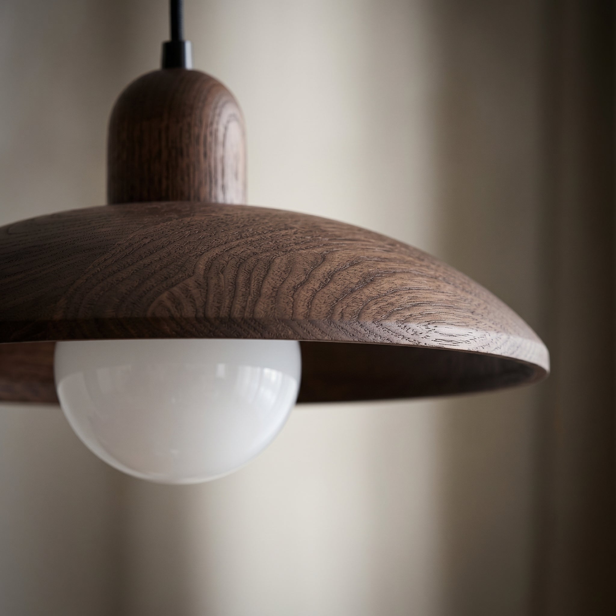 Lumen Wabi Sabi Walnut Pendant Light