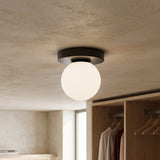 Lumen Frosted Globe Wall Sconce