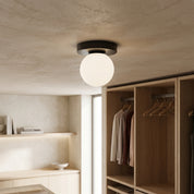 Lumen Frosted Globe Wall Sconce