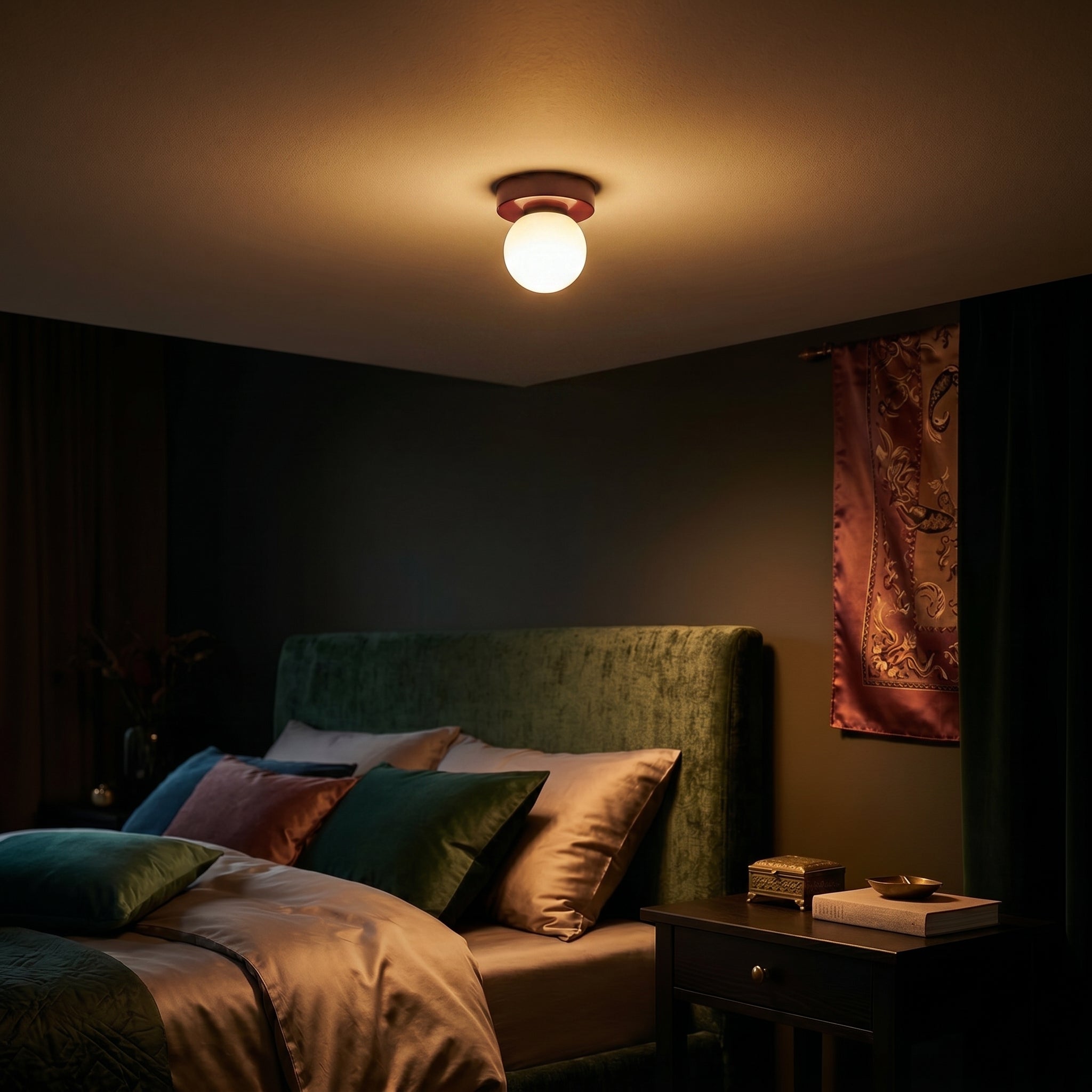 Lumen Frosted Globe Wall Sconce