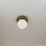 Lumen Frosted Globe Wall Sconce