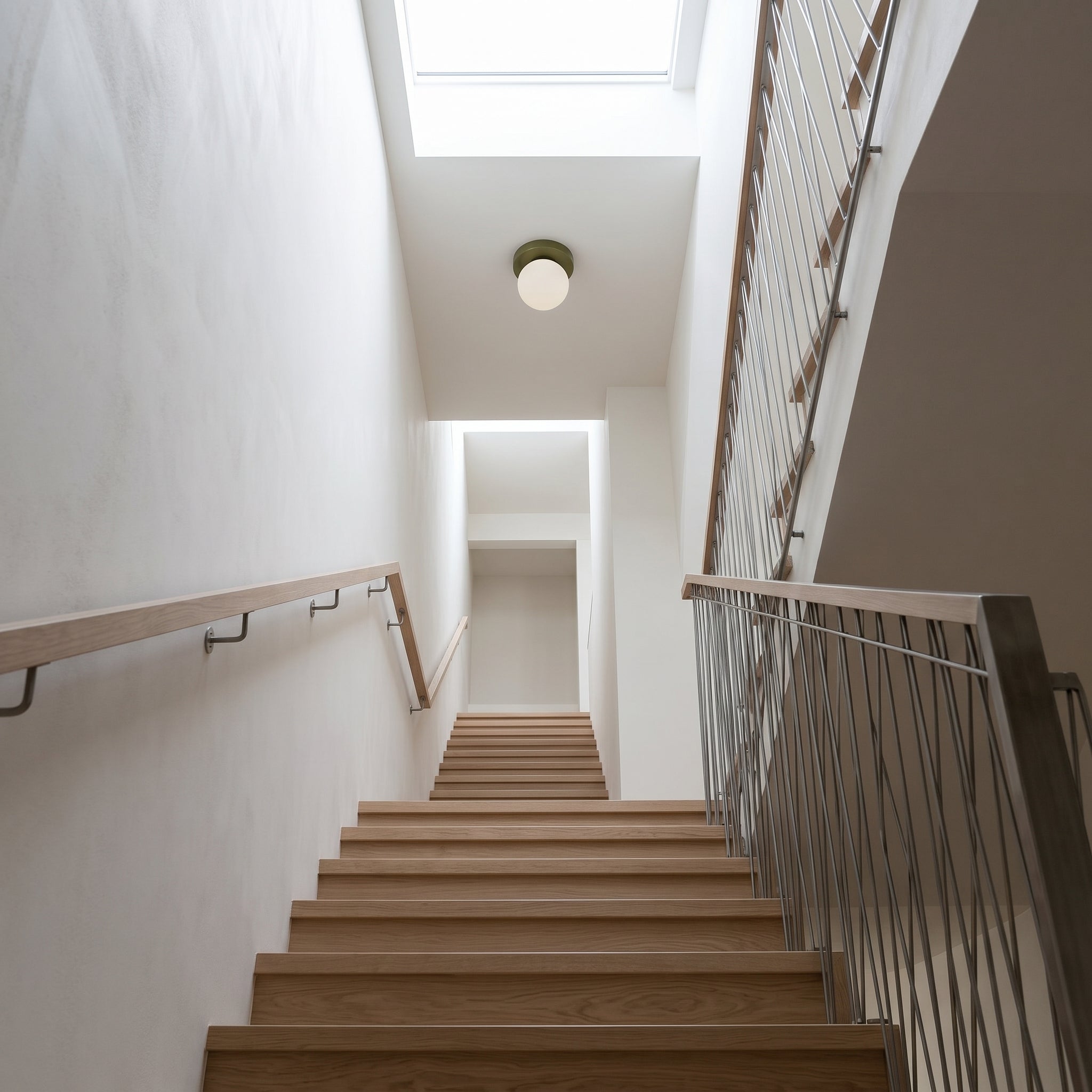 Lumen Frosted Globe Wall Sconce