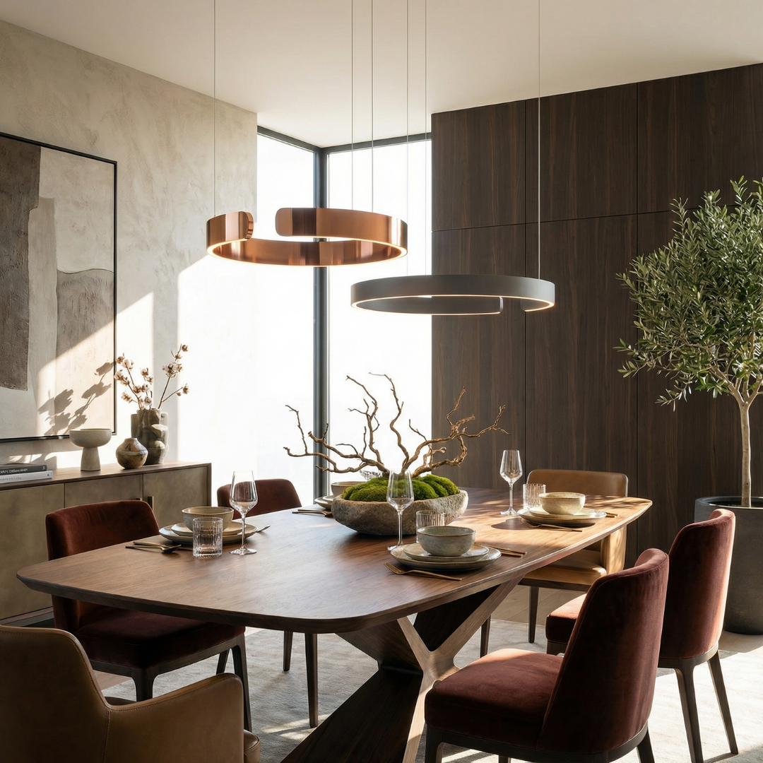 Lumen Orbit Circle Pendant Light