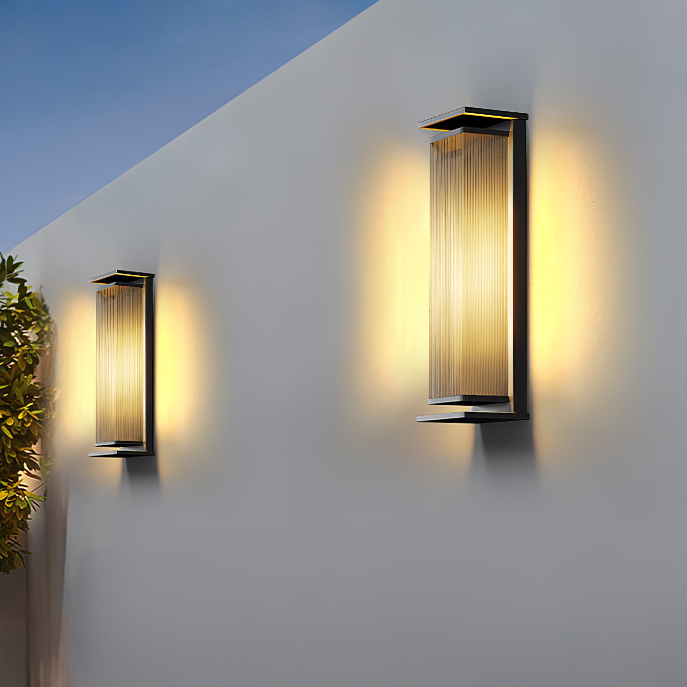 Lumen Solar Box Wall Lamp
