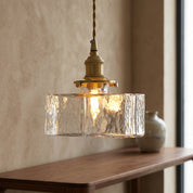 Lumen Jewel Glass Brass Pendant