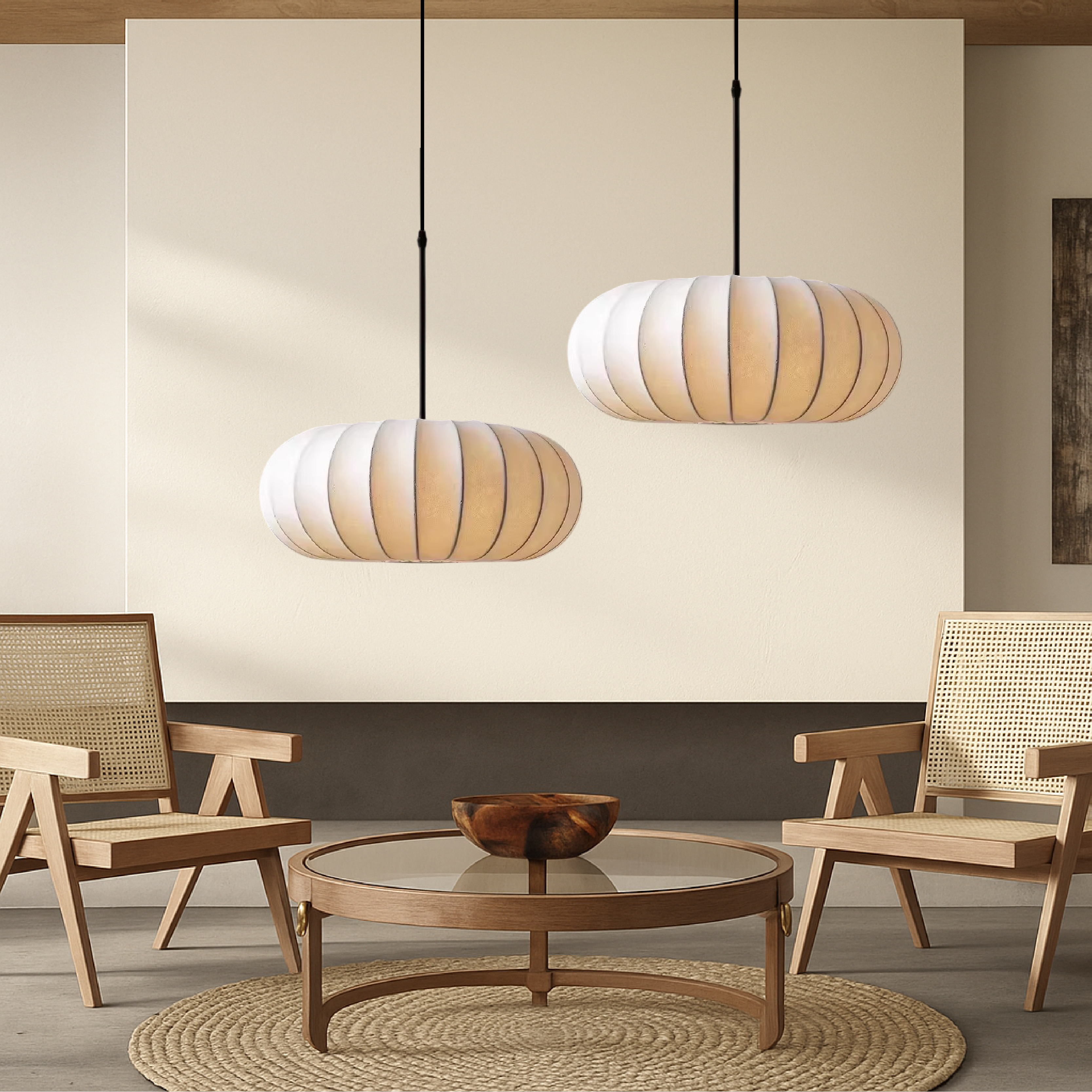 Lumen Verona Silk Pendant Light