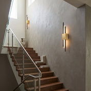 Lumen Black Gold Wall Sconce