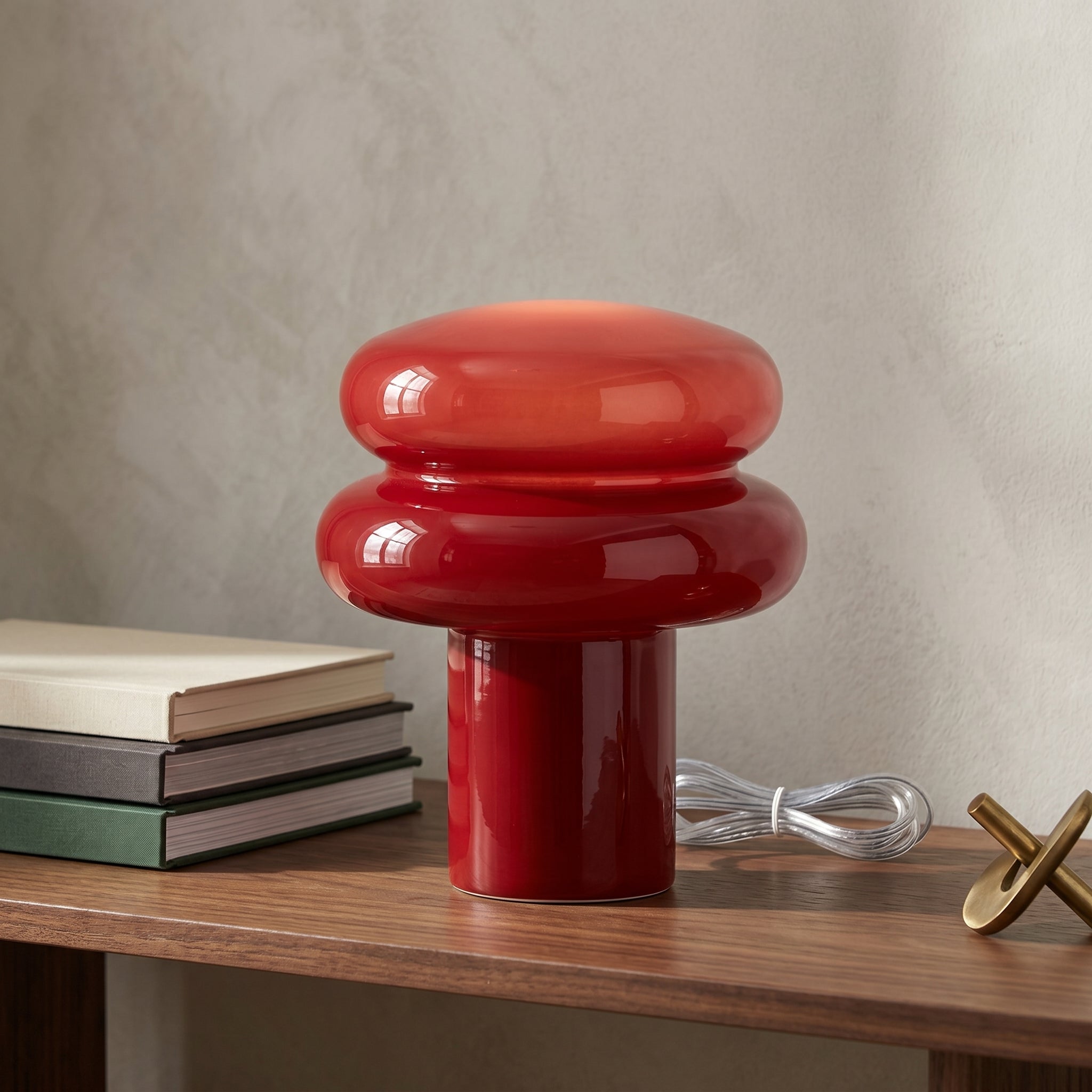 Lumen Opal Glass Table Lamp