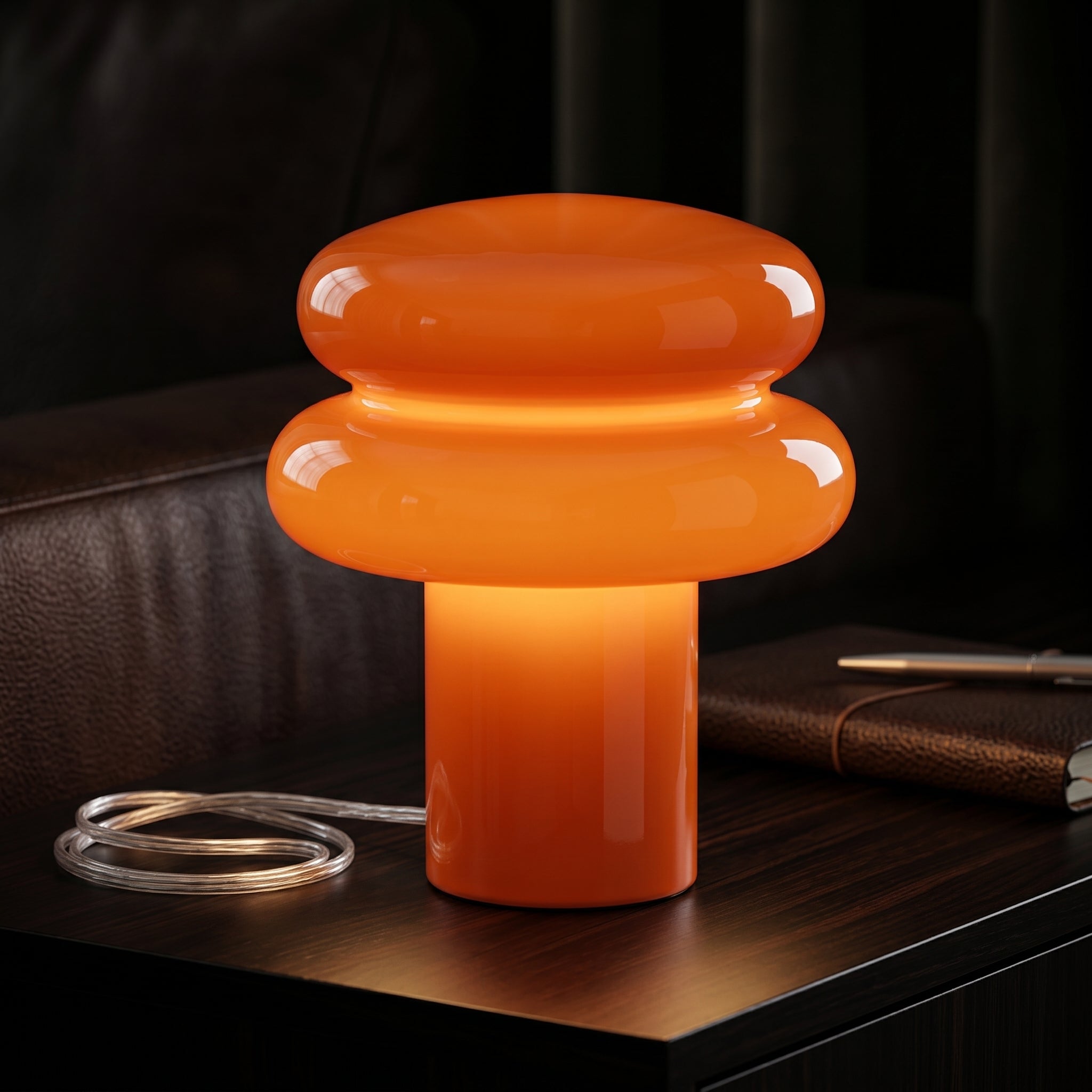 Lumen Opal Glass Table Lamp
