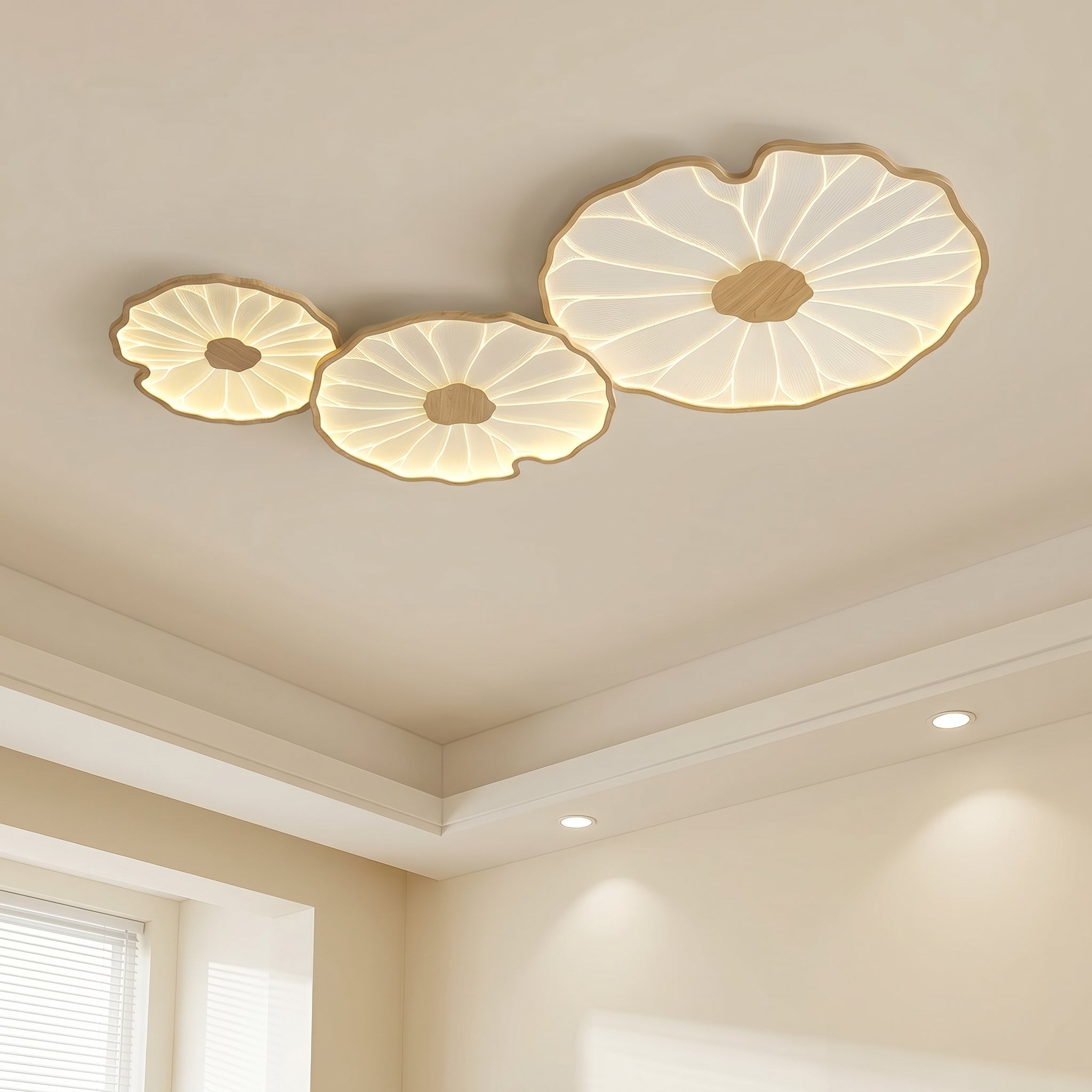 Lumen Lotus Leaf Ceiling Lamp