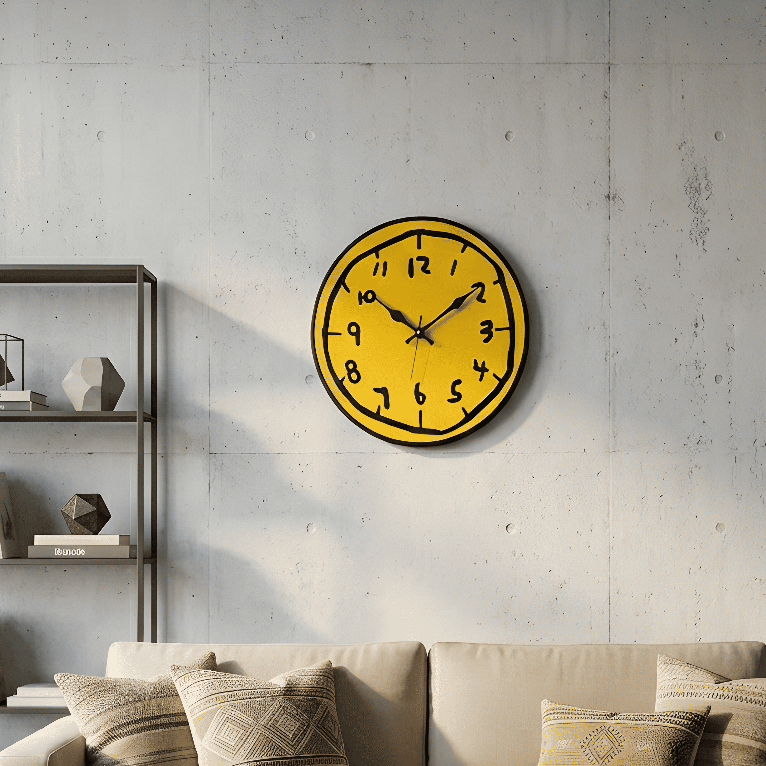 Lumen Doodle Time Wall Clock