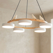Lumen Bird Round Chandelier