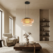 Lumen Carla Bauhaus Glass Pendant Light