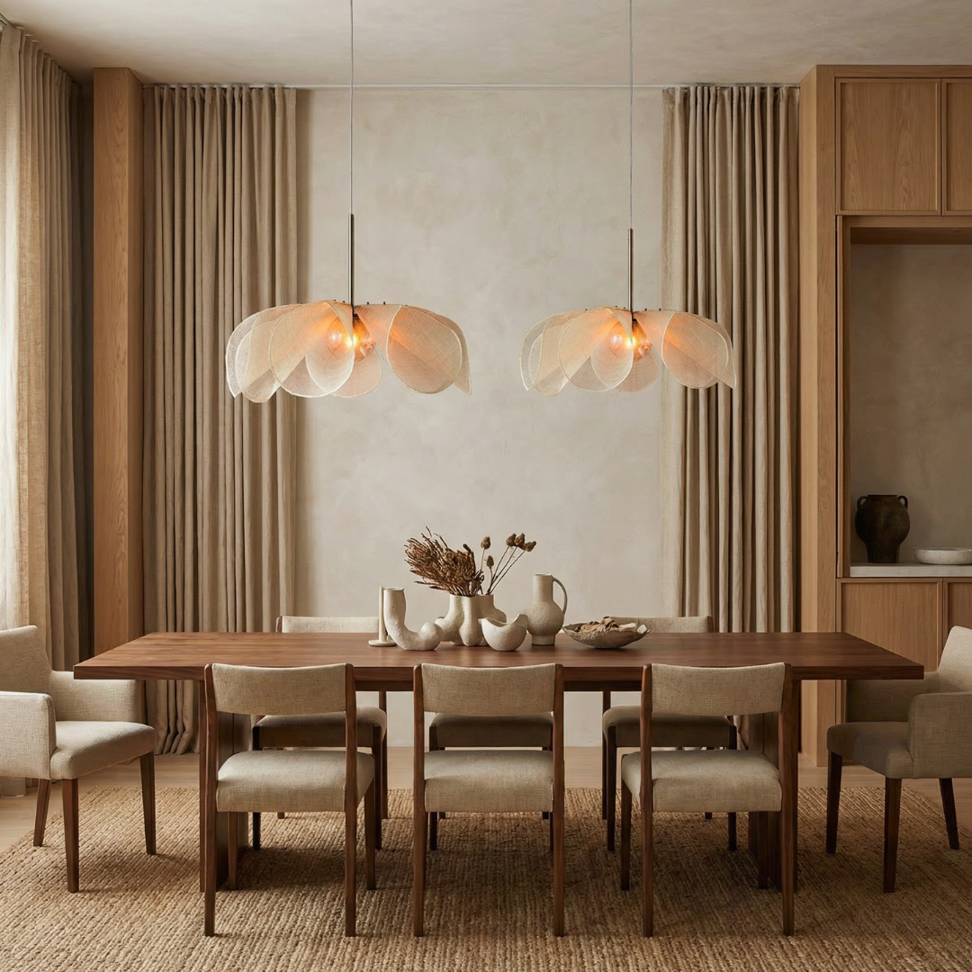 Lumen Vintage Fabric Pendant Light