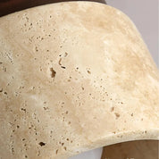 Lumen Travertine Ceiling Fixture
