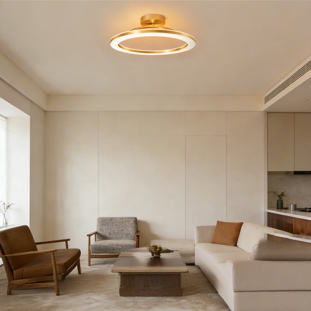 Lumen Iron Hallway LED Ceiling Light