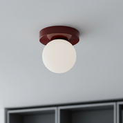 Lumen Frosted Globe Wall Sconce