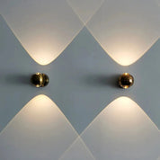Lumen Hourglass Crystal Wall Sconce