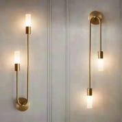 Lumen Meza Gold Wall Sconce Set