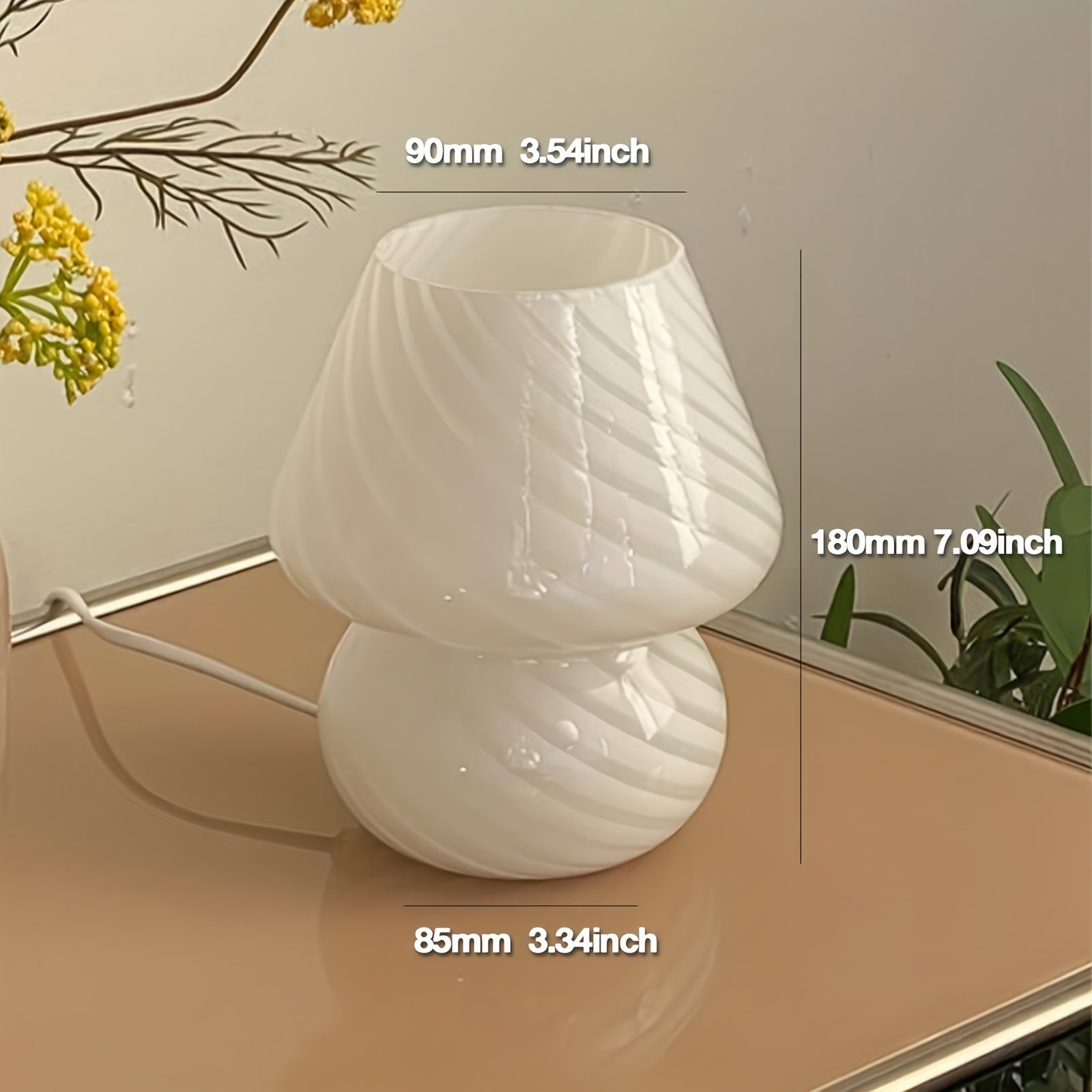 Lumen Murano Glass Mushroom Lamp