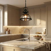 Lumen Mid Century Glass Pendant Light