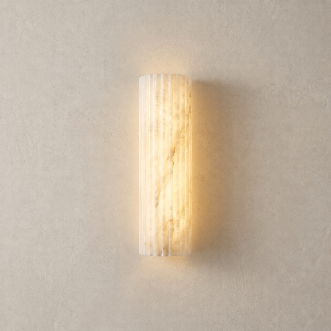 Lumen Alvia Alabaster Wall Light