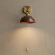 Lumen Vintage Wood Wall Sconce