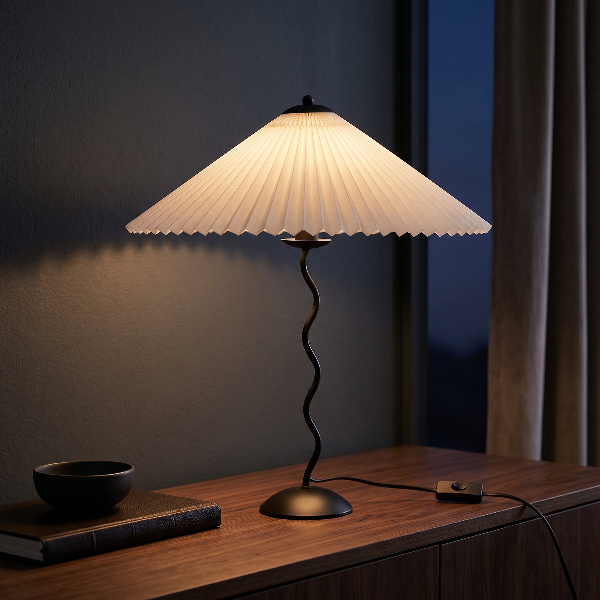 Lumen Squiggle Sculptural Table Lamp