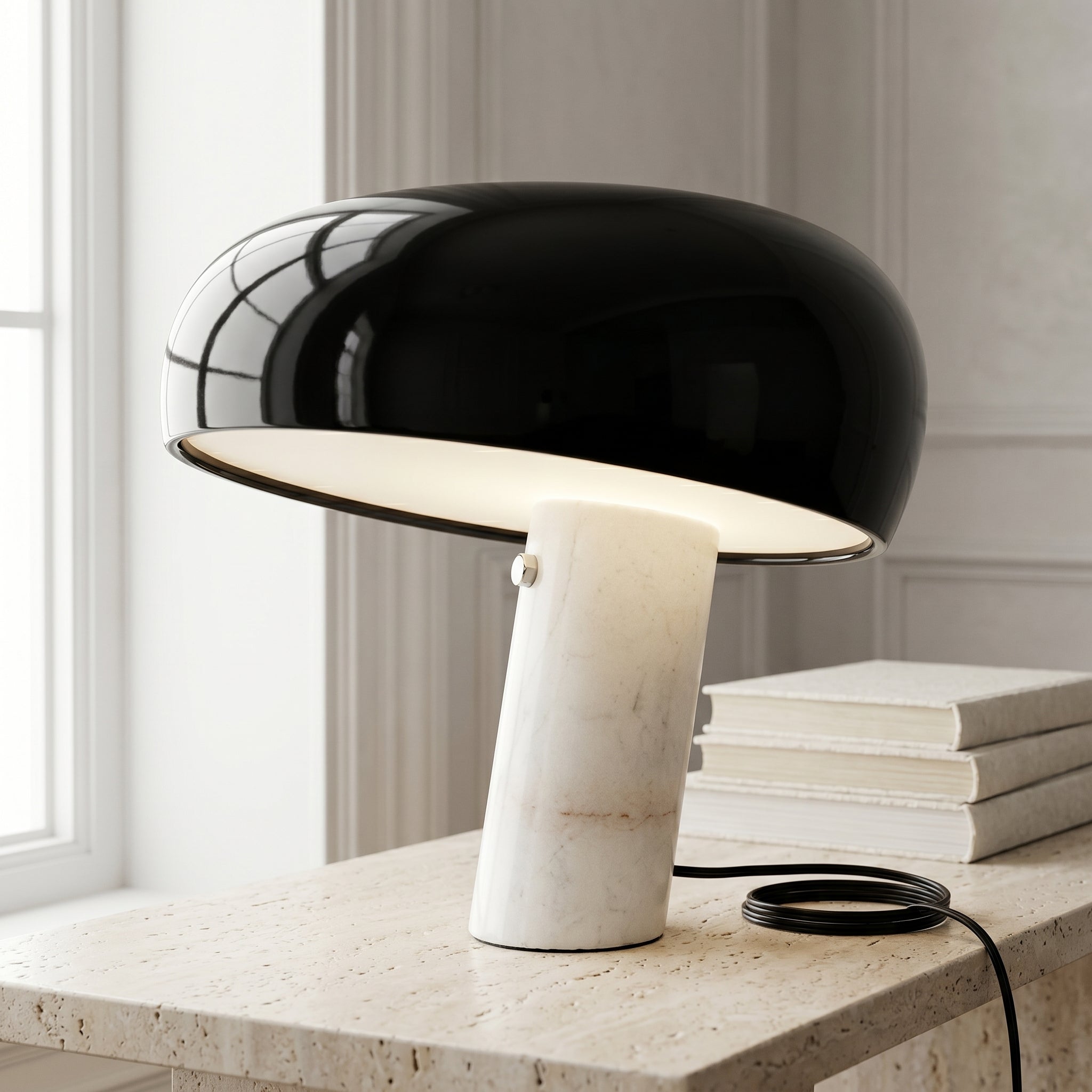 Lumen Marble Accent Table Lamp