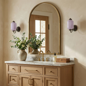 Lumen Eloise Milk Glass Wall Sconce